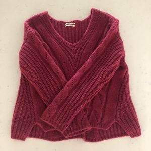 Anthropology Cable Knit Sweater